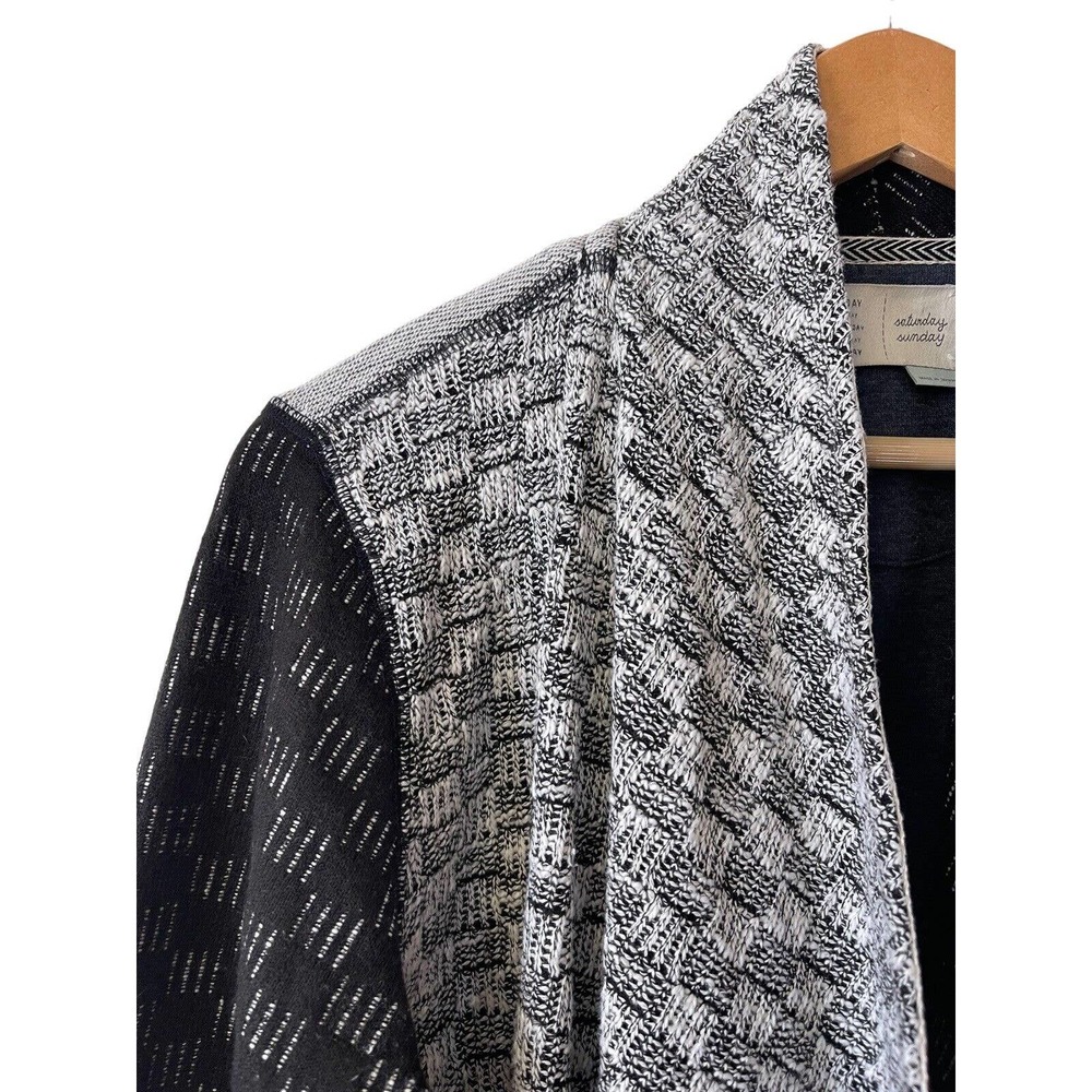 Anthropologie~Saturday~Sunday~Open Front Cardigan… - image 3